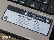 Die Konfiguration mit Intels schwächstem Arrandale Prozessor lässt ein etwas besseres Office-Notebook erwarten. Aber vorerst zur Optik.