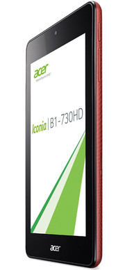 Das Acer Iconia One 7 ist in vier verschiedenen Farben erhältlich. Neben dem Rot unseres Testgerätes stehen...