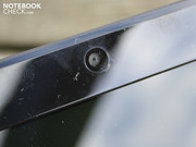 Hier sammeln sich schnell Staub und auch Kratzer (Webcam).