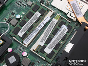 der DDR3 RAM ebenso (zwei besetzte Slots).