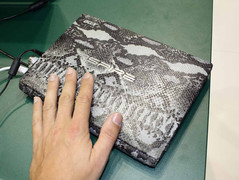 IFA 2010: Design in Krokodilsleder (Imitat): Keine Angst, dies ist kein Serienmodell,