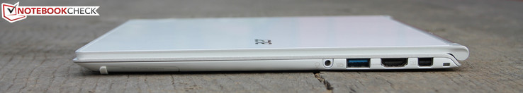 Mic+Line-Kombi, USB 3.0, HDMI, Mini DisplayPort, Kabelöse