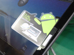 IFA 2010: Als Zweit-OS ist ein Android aufgespielt (Smartphone OS).