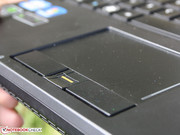 Das Touchpad hat bewegliche Tasten