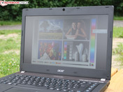 Ansicht seitlich, Sonne direkt (bewölkt)