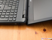 Prima: Der Deckel lässt sich fast bis auf 180° aufklappen.