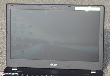 das Travelmate im Freien