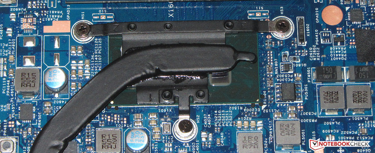 Die CPU ist fest verlötet.