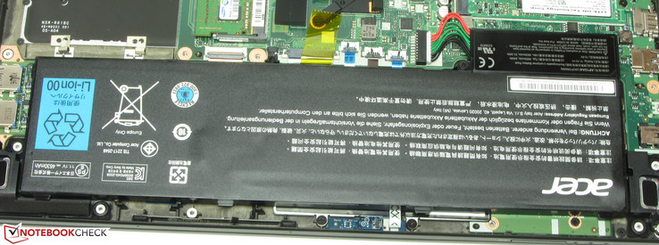 Der Akku verfügt über eine Kapazität von 54 Wh.