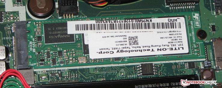 Ein Tausch der SSD wäre möglich.