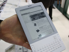 IFA 2010: Acer hat nun  auch einen eBook-Reader: LumiRead mit integrierter Shop-Lösung bei Libri.de