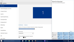 Das Action Center ersetzt das Charm auf der rechten Seite und bietet eine Übersicht über Benachrichtigungen sowie Schnelleinstellungen.