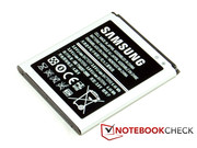 Der Akku bietet eine mäßige Kapazität.