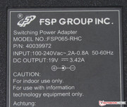 Mit einer Nennleistung von 65 Watt ist es deutlich überdimensioniert.