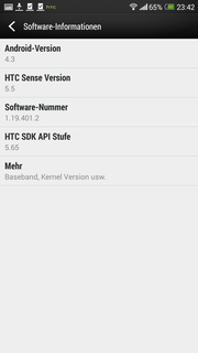 Android Systeminformationen