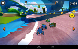 Die Spieleperformance des Testgerätes...