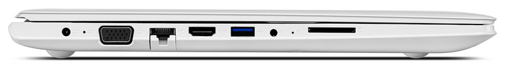 rechte Seite: LED, USB 3.0, USB 2.0, DVD-Laufwerk, Kensington