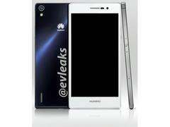 Das Ascend P7 erstrahlt auf neuen Fotos in vollem Glanz (Bild: Evleaks)