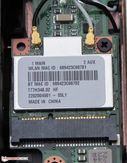 Gut: Zwei WLAN-Antennen sind vorhanden.