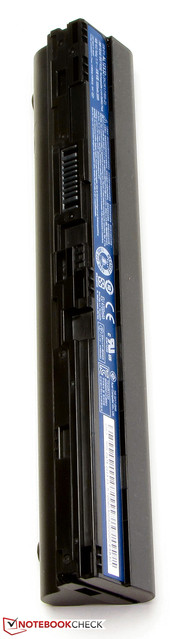 Der Akku wiegt etwa 283 Gramm...