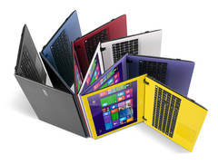 Acer treibt es bunt mit der farbenfrohen Aspire-E-Serie (Bild: Acer)