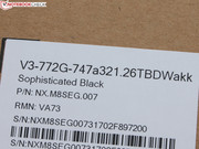 Der Hersteller schickte uns dafür ein Acer Aspire V3-772G-747A321.26TBD ins Haus.