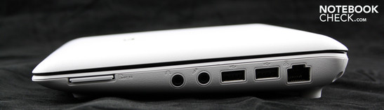 Rechte Seite: CardReader, USB, Audio, LAN