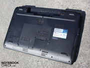 Die Unterseite des 17.3-Zollers