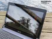 Ansicht seitlich, Sonne v. Hinten, Reflexion