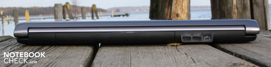 Rückseite: 2 x USB 2.0, Ethernet