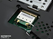 sowie das WLAN-Modul im Mini PCIe Steckplatz.