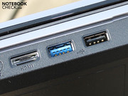 Fürs Wohnzimmer oder den Schreibtisch hat der N73 die passenden Anschlüsse (USB 3.0, HDMI).