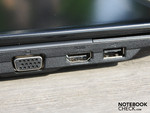 VGA, HDMI, USB 2.0