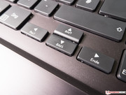 Das Keyboard hebt sich vor allem...