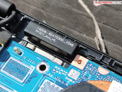 Das Endstück der Hilfs-Funkantenne