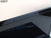 Mit 1.3 MP WebCam ist das U50Vg für Internettelefonie gerüstet.