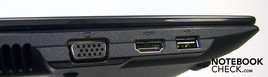 VGA, HDMI, USB