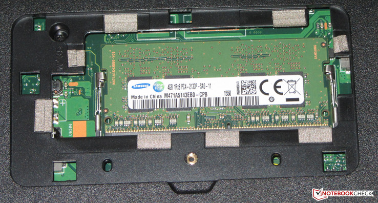 Eine Arbeitsspeicherbank ist vorhanden.