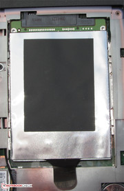 Die Festplatte ließe sich schnell tauschen.