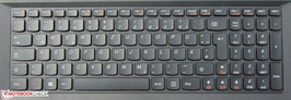 Die lenovotypische Accu-Type-Tastatur.