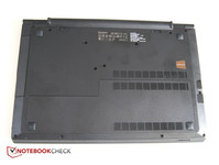 Unterseite des Lenovos ermöglicht Wartungsarbeiten