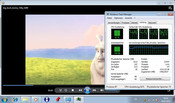 Big Buck Bunny 720p H264 flüssig CPU 50-85%