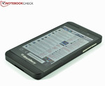 Testgerät: BlackBerry Z10 Smartphone