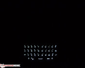 Schwarzbild: Keine Abweichungen erkennbar