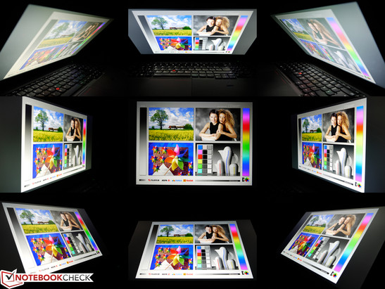 Blickwinkel Lenovo ThinkPad W550s mit 3k-IPS-Display