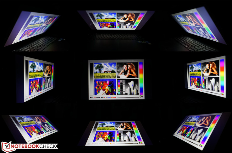 Blickwinkel MSI WT72 FullHD-IPS