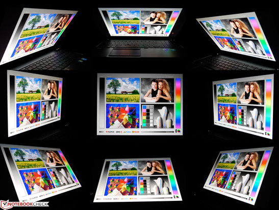 Blickwinkel HP ZBook 17 mit Dreamcolor Display