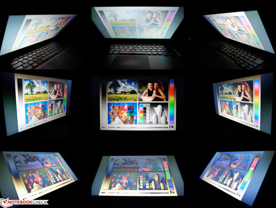 Blickwinkel Lenovo ThinkPad T440s HD+-Display