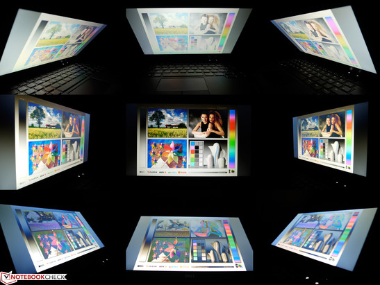 Blickwinkel Dell Latitude E7420 mit HD-Display