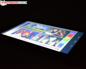 Blickwinkelstabil dank IPS-Technologie.